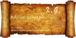 Kósz Gizella névjegykártya